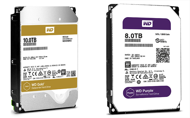 In Multi-Tiered-Archiven setzt N-Tec auf die »WD Gold«- und »WD Purple«-HDDs von Western Digital (Bild: WD)..